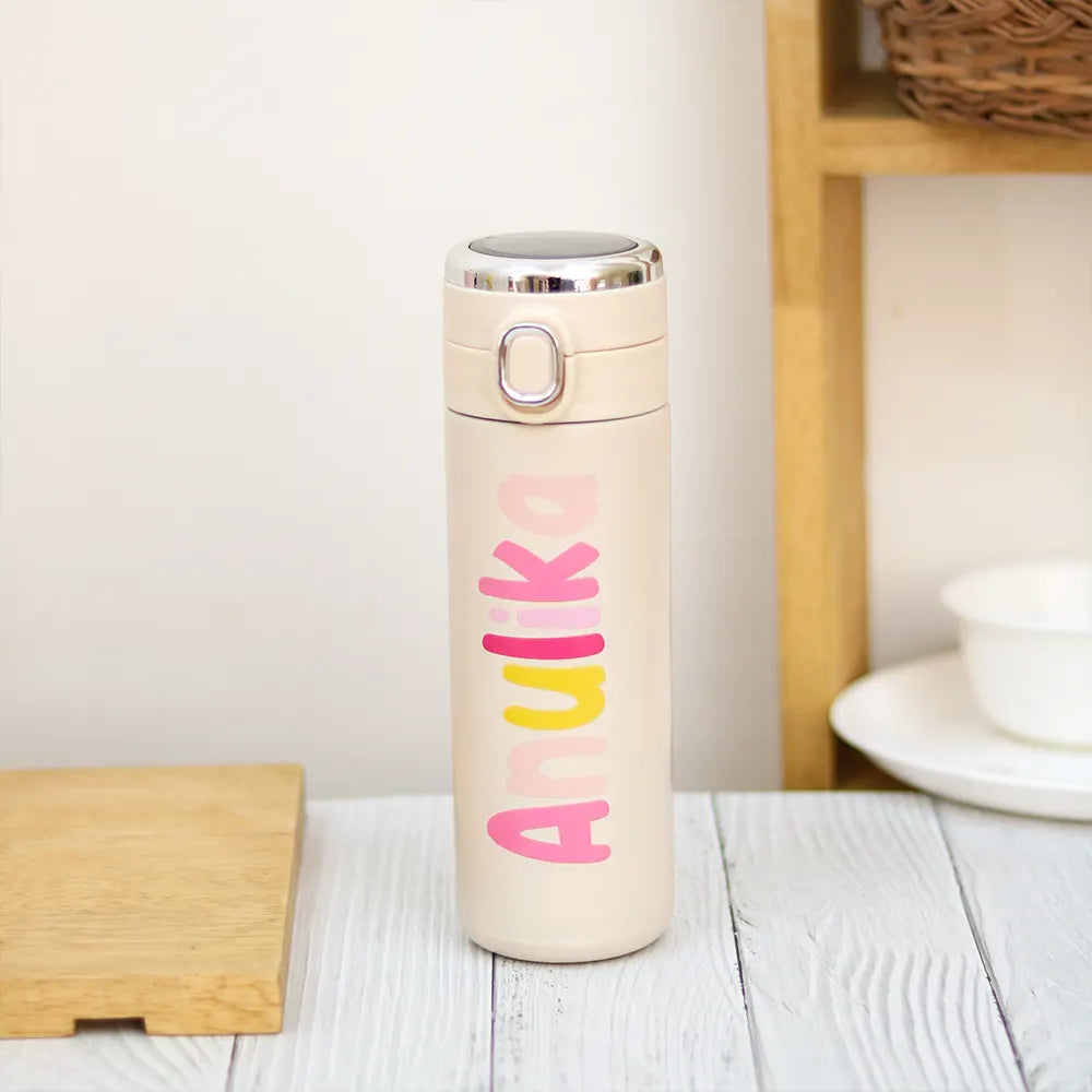 Personalised Hot Cold Temperature Bottle (420ml)