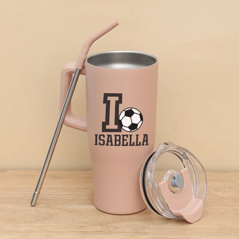 Personalized Football Tumbler Bottle