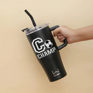 Personalized Football Tumbler Bottle