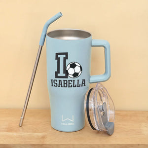 Personalized Football Tumbler Bottle