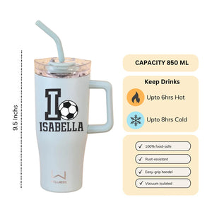 Personalized Football Tumbler Bottle