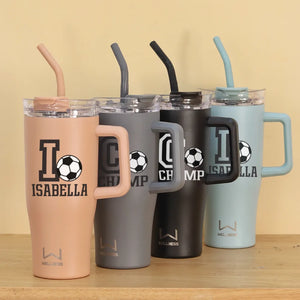 Personalized Football Tumbler Bottle