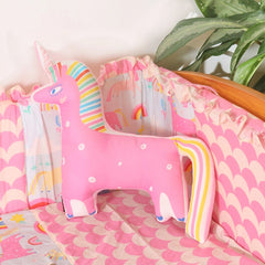 Pink Unicorn Pillow Doll