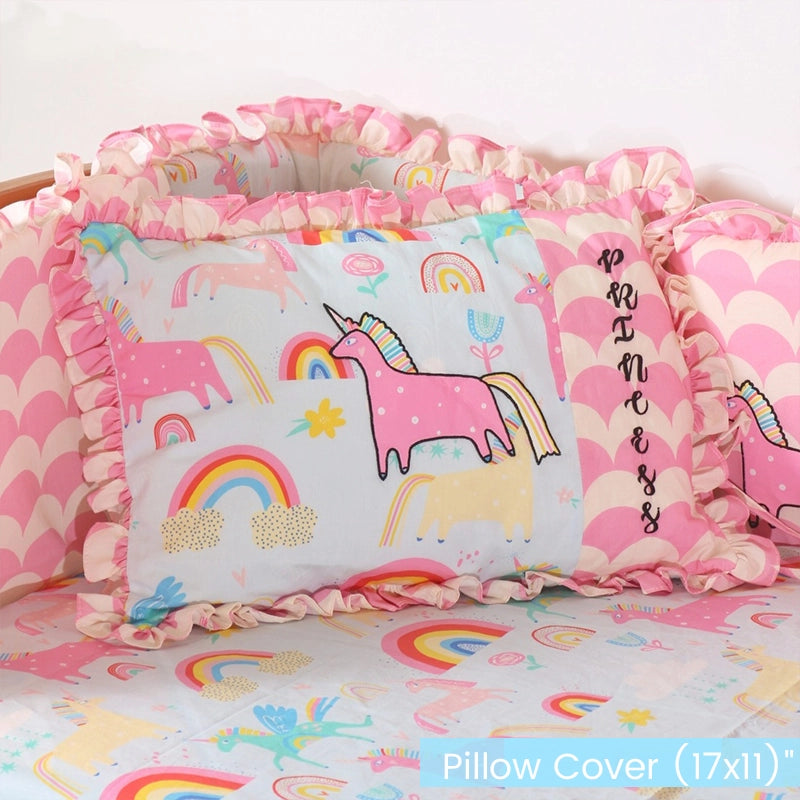 Blue Unicorn Baby Bedding Items