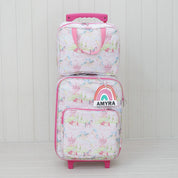 Pink Unicorn Suitcase Set