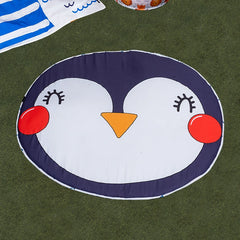 Pirate Penguin Floor Mat