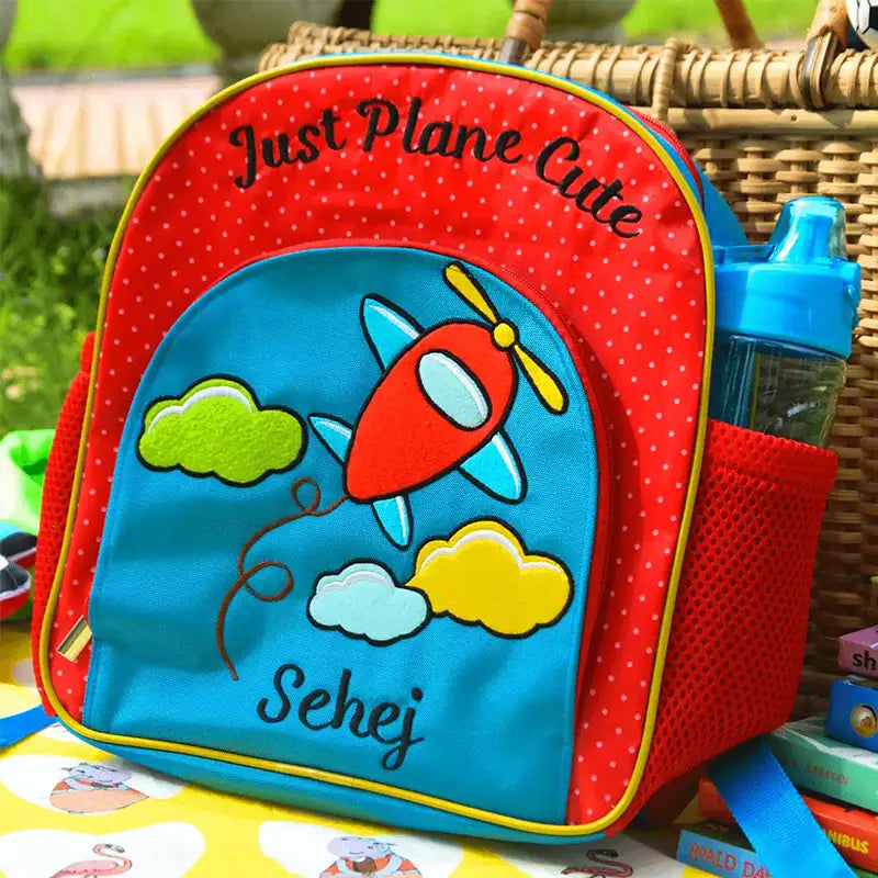 Plane Cute Backpack - Site View