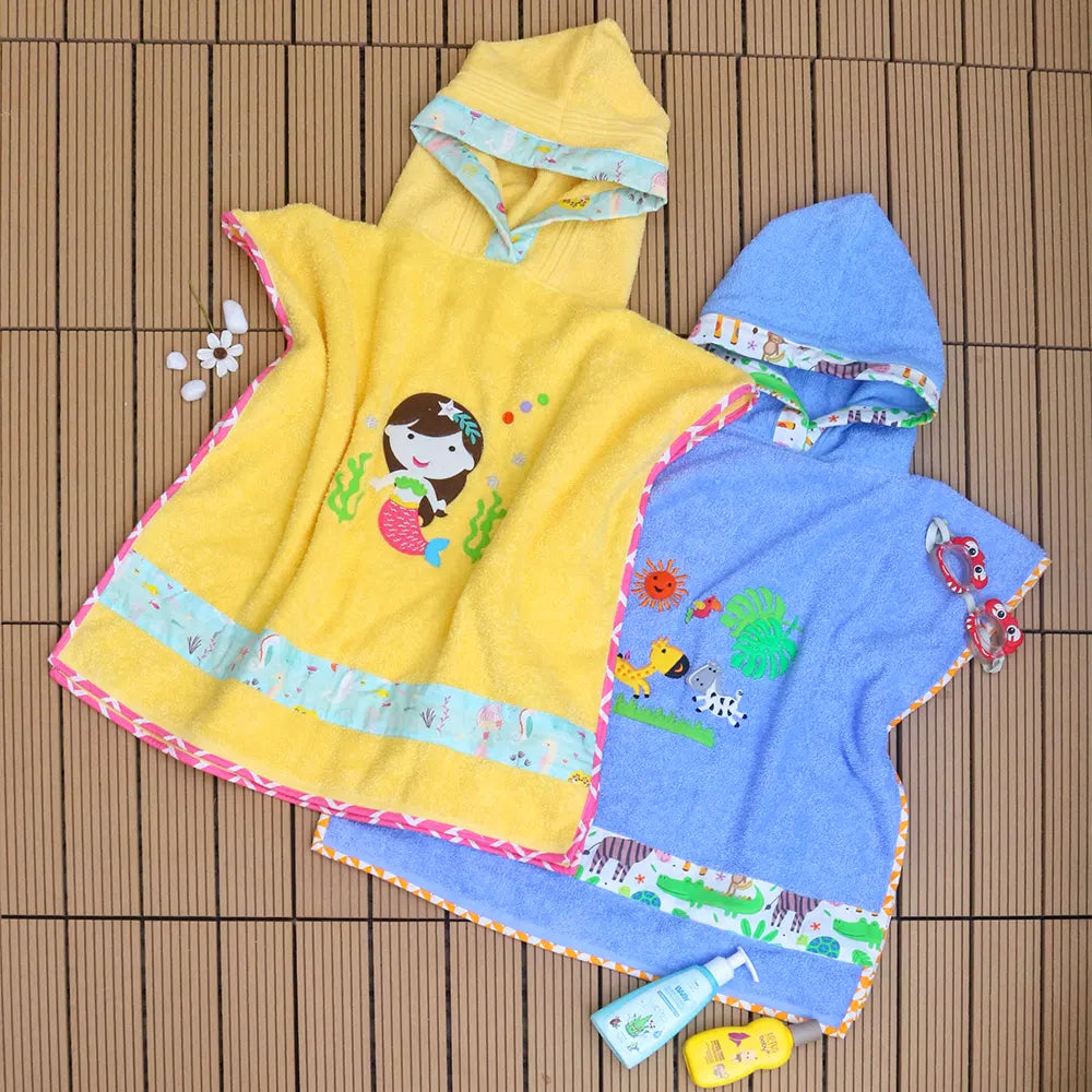 Safari Animal Poncho Towel