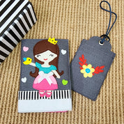 Princess Felt Passport Cover & Luggage Tag