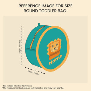 Blue Llama Toddler Bag
