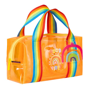 Orange Rainbow Jelly Hand Bag