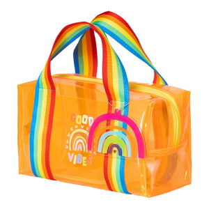 Orange Rainbow Jelly Hand Bag