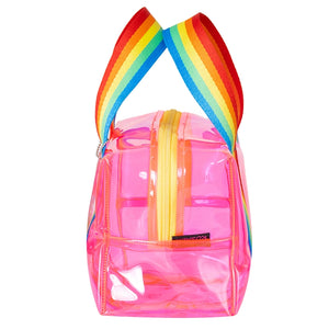 Pink Rainbow Jelly Hand Bag