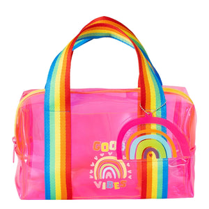 Pink Rainbow Jelly Hand Bag