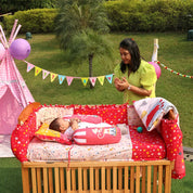 Red Carnival Baby Bedding Items