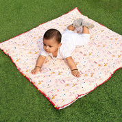 Red Carnival Cot Sheet (62x44)"