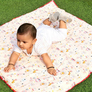 Red Carnival Cot Sheet (62x44)