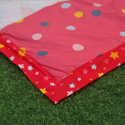 Red Carnival Double Side Quilted Blanket (40x50)"