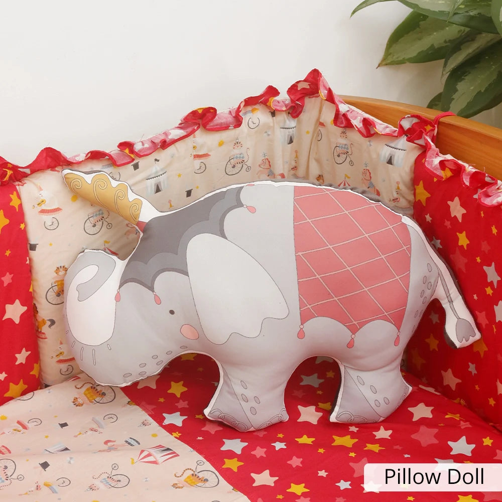 Red Carnival Baby Bedding Items