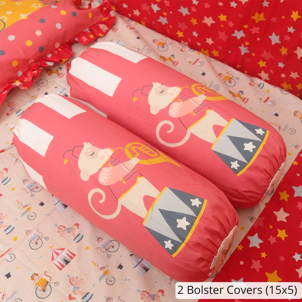 Red Carnival Baby Bedding Items