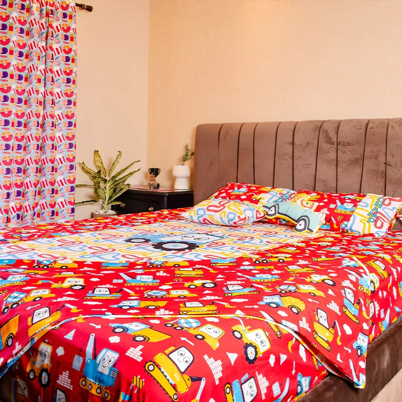Red Truck Kids Bedding Items