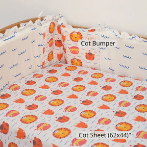 Sailor Penguin Cot Sheet (62x44)