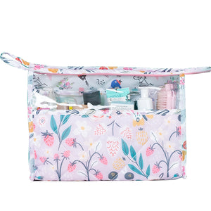 See Thru Toiletries Kit - Lilac Garden