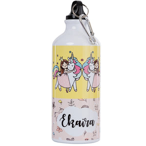 Cap Alu Sipper Bottle (600ml) - Princess