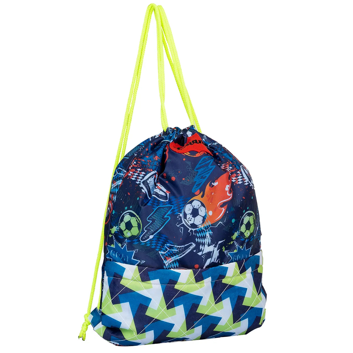 Soccer Drawstring Bag - Site View 3