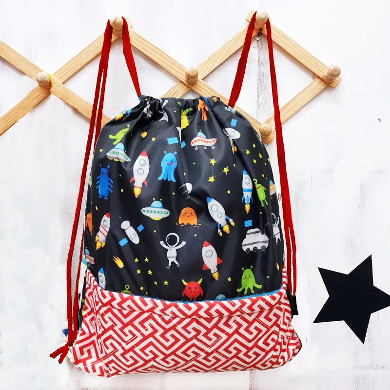 Space Drawstring Bag