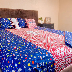 Space Double Bedsheet (90x108)