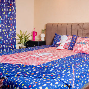 Space Double Bedsheet (90x108)