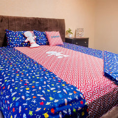 Space Double Bedsheet (90x108)