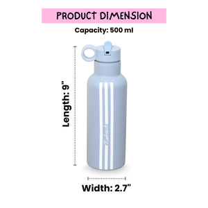 Grey Sports Sipper Bottle (500ml)