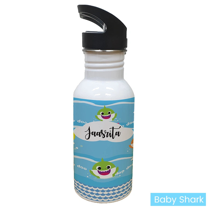 Steel Sipper Bottle (530ml) - Baby Shark