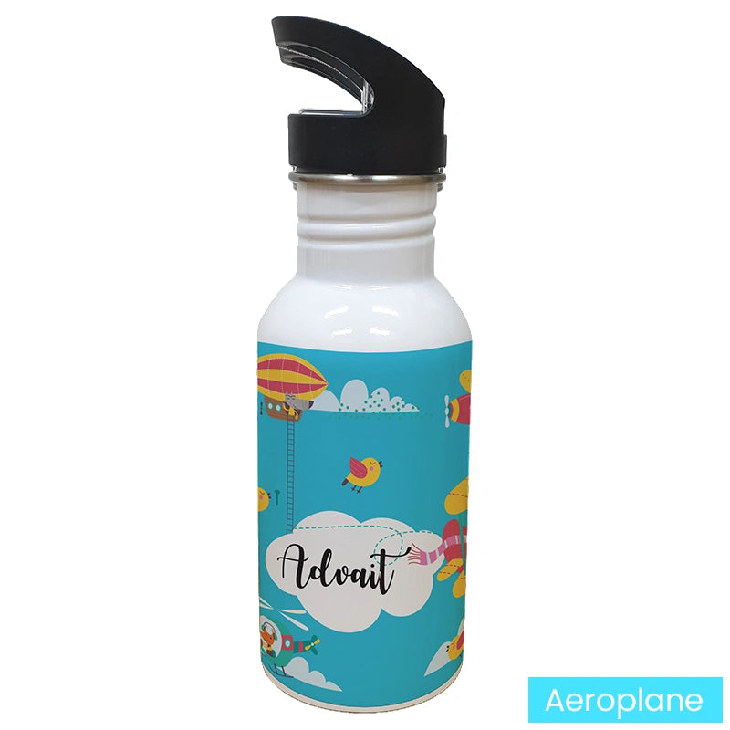 Steel Sipper Bottle (530ml) - Aeroplane