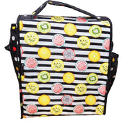 Stripes Fruits Insulated Lunch Bag