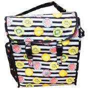 Stripes Fruits Insulated Lunch Bag