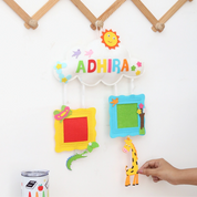 Stuffed Cloud Frames Hanging