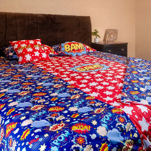 Superhero Double Bedsheet (90x108)