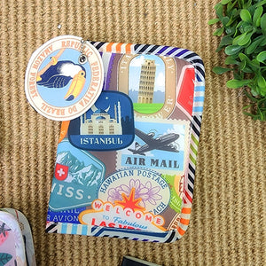 Travel Print Passport Cover & Luggage Tag