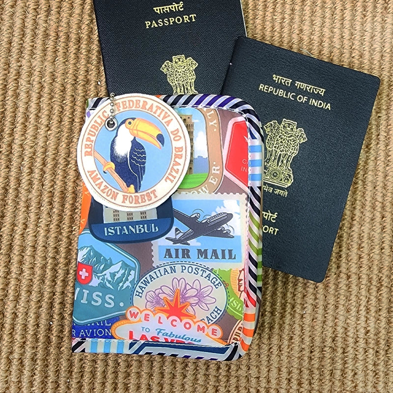 Travel Print Passport Cover & Luggage Tag