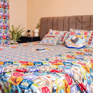 Travel Double Bedsheet (90x108)