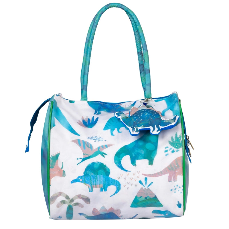 White Dino Tote Bag