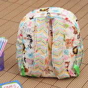 White Alphabet Backpack