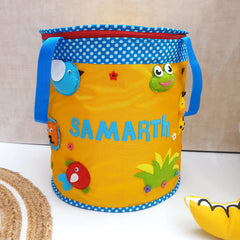 Yellow Animals Toy Basket