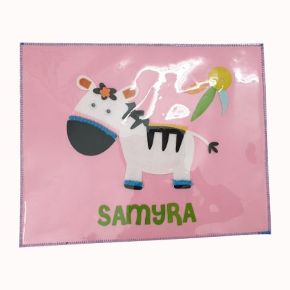 Zebra Pink Table Mat