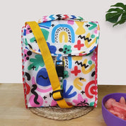 Abstract Insulated Lunch Bag