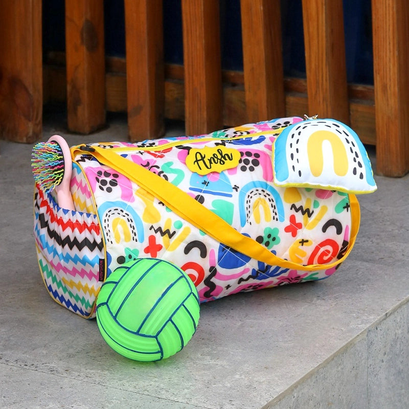 Abstract Duffle Bag