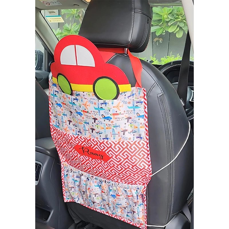 Aeroplane Print Car Organiser